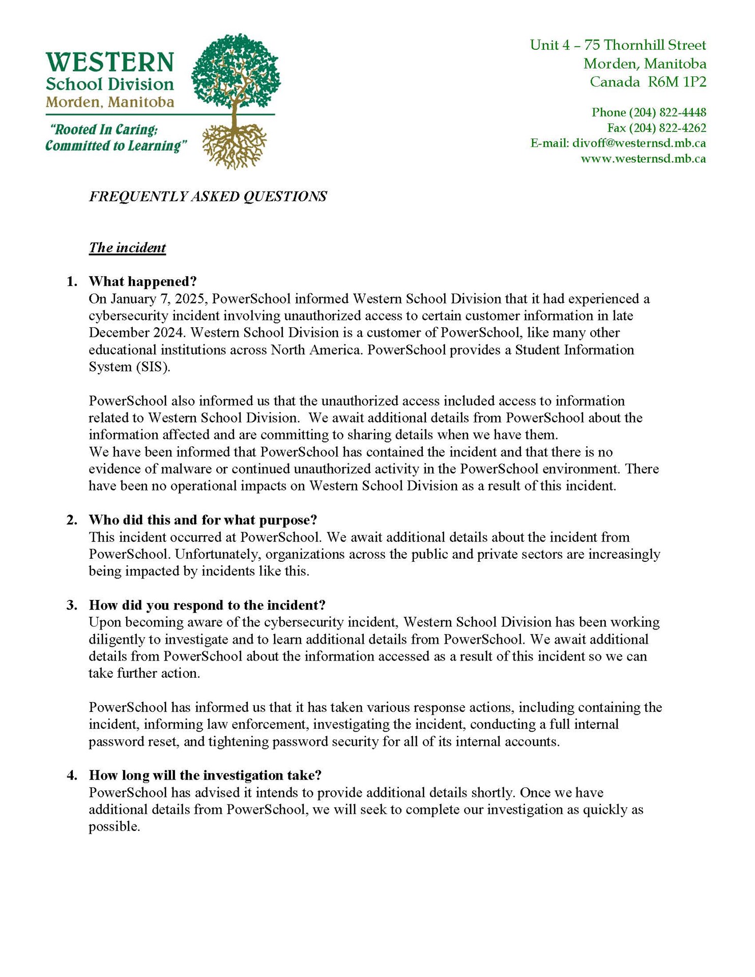 Frequently Asked Questions - PowerSchool Incident Jan. 13, 2025_Page_1.jpg