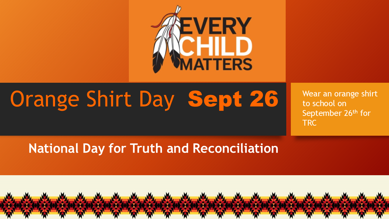 Join MCI in our committment to Reonciliation. Wear orange on Sept 26